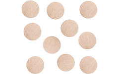 Rolf More - Ronde schijven 10 cm doorsnede, 10 stuks
